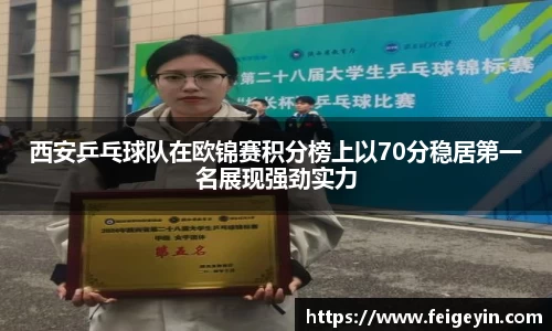 西安乒乓球队在欧锦赛积分榜上以70分稳居第一名展现强劲实力